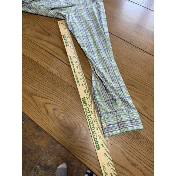 Ralph Lauren Plaid Performance Shirt Size Large Button Down Men Shirt Cotton - Picture 8 of 12